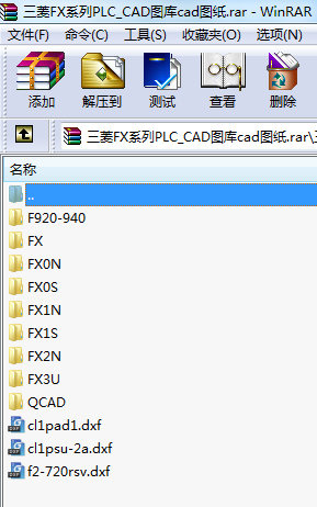 三菱FX系列PLC_CAD圖庫cad圖紙