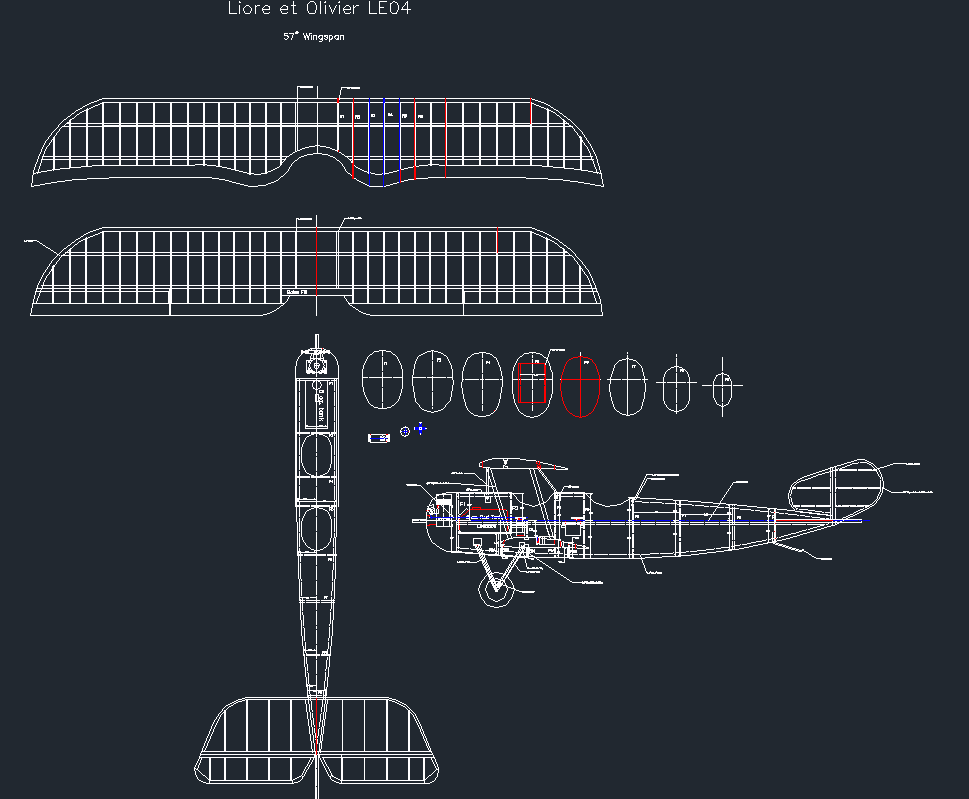 leo4飛機模型圖CAD圖紙