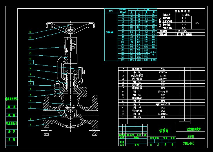 調節閥T40H-16C.dwg
